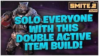 SOLO EVERYONE WITH THIS DOUBLE ACTIVE ITEM BUILD! SMITE 2 ANHUR