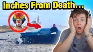 Clown Almost DIED Trying To Flex!!! - Car Darwin Awards