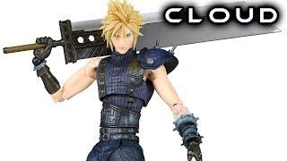 Play Arts Kai CLOUD STRIFE FF7 Remake Action Figure Toy Review