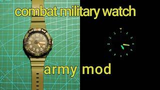 Casio MRW 210H 3AV army mod нанесение люминофора #armywatch #casio #militarywatch #luminofor