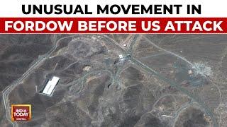 Satellite Images Reveal Unusual Activity At Iran's Fordow Nuclear Facility Before US Strikes