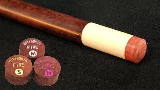 Installing a UltraSkin Fire Layered pool cue tip