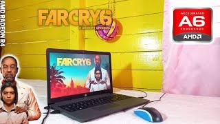 Far Cry 6 (AMD A6, Radeon R4 Graphics) Low End Laptop (512MB VRAM)