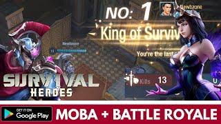 Survival Heroes Android Gameplay (13 Kills Rank#1)