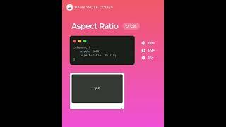 aspect-ratio CSS property 