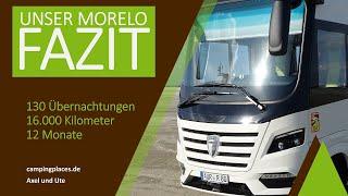 Unser MORELO-Wohnmobil. Erfahrungen und Fazit nach 12 Monaten.