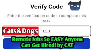 Remote Jobs So EASY Anyone Can Get Hired! by CAT | Cats&Dog Youtube Video Code | 20 November