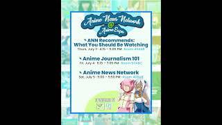 Anime News Network is coming to Anime Expo 2025! Join us for 3 panels from Day 1 to 3! #animeexpo