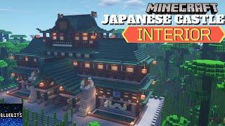 Minecraft Tutorial - How to Build the Japanese Castle #5 Interior Design