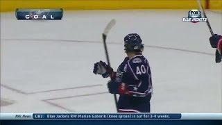 Artem Anisimov scores a bizarre goal