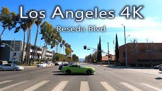 4K Los Angeles California. Reseda Blvd