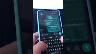 Cómo poner listas en WhatsApp #whatsapp #listas