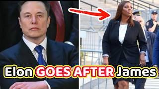 Musk SHREDS Letitia James After She Tried to CRIPPLE Him Financially! #letitiajames #newyork