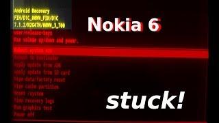 Nokia 6 stuck in recovery mode!