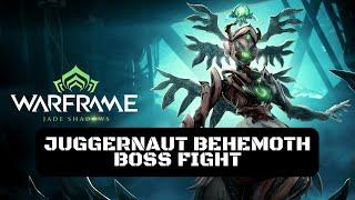 Warframe: Jade Shadows Juggernaut Behemoth Boss Fight