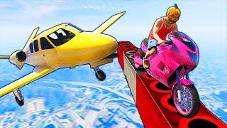 САМОЛЕТЫ ПРОТИВ ДИКИХ МОТОЦИКЛОВ (GTA 5 Смешные Моменты)