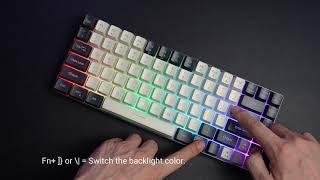 RedThunder K84 Wireless Gaming Keyboard and Mouse Combo, RGB Backlit Rechargeable Battery