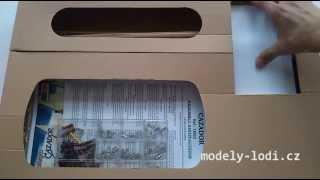 Unboxing the Occre 14002 Cazador ship model kit