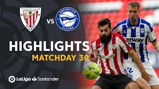 Highlights Athletic Club vs Deportivo Alavés (0-0)