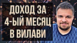 Доход в Вилави за 4-ый месяц. Результат в Vilavi на 4-ый месяц. Динамика в Вилави. Сетевой Бизнес