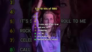 The Top Ten Songs Of 1980  #top10 #songs #80smusic Do you still remember those songs?
