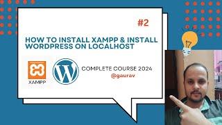 How to Install XAMPP & install WordPress on Localhost| Digital Marketing Course in Dehradun