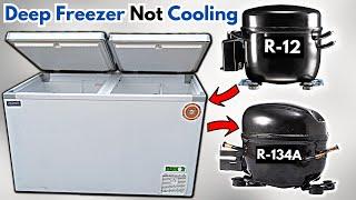 I Installed R-12 Compressor in R134-a Deep Freezer | Experiment