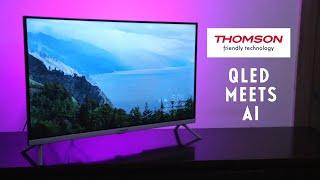 Thomson 32 Inch (80cm) QLED Meets AI | Better Sound & Picture Quality I Android TV July 2024 Model