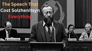 The Speech That Cost Solzhenitsyn Everything | Harvard Commencement Address 1978