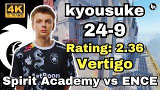 kyousuke (24-9) Rating:2.36 SA vs ENCE (Vertigo) | CCT Season 2 Europe Series 15 #cs2 #pov