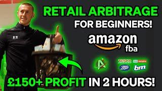 AMAZON FBA BEGINNER Makes £150+ PROFIT In 2 HOURS! | Aftermarket Arbitrage