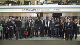 Inauguration of La Maison des Startups LVMH at STATION F