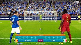 PES 2021 | Belgium vs Italy | EURO 2021 1/4 Final | Penalty Shootout | Football Live