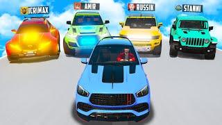 3 YOUTUBER JAGEN MICH mit ZUFÄLLIGEN SUPER SPORTWAGEN in GTA 5!