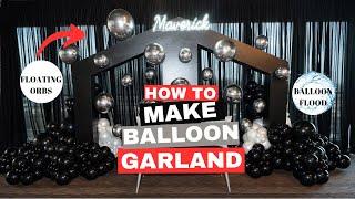 Floating Balloon Orbs | Balloon Garland Tutorial | How to | DIY