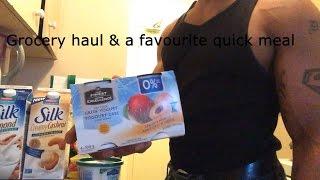 Mini grocery haul | A favourite late meal