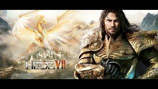 Might and Magic Heroes 7 - Дуэль - Непокорные Племена против Академии [Gameplay]