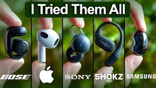 Best OPEN Earbuds [Tested & Compared!] - Bose vs Sony vs AirPods vs Shokz..