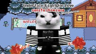 Undertale Fight for Love: Sansta + Amalgamation Showcase - Roblox