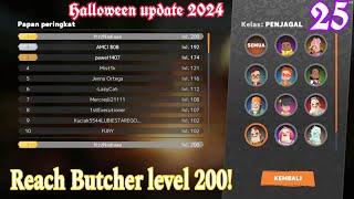 REACH BUTCHER LEVEL 200!! | SECRET NEIGHBOR HALLOWEEN UPDATE 2024 | SECRET NEIGHBOR INDONESIA #25