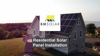 Residential Solar Panel Installation - 8MSolar