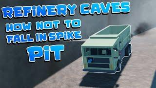 HOW NOT TO FALL IN SPIKE PIT (REFINERY CAVES) || FARM CLOUDNITE WITHOUT DYING