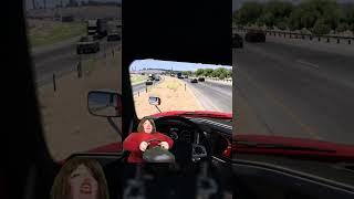VALORIE BECOMES A TRUCKER.. #funny #gaming #twitch #meme #shorts  #cars #ats #trucking #satire