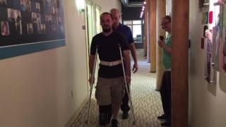 Baron - Amputee Walking for First Time Since Accident