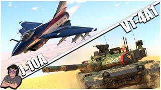 This Untouchable Chinese Duo BALANCES The End game - VT-4A1 & J-10A - War Thunder