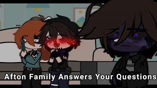 Afton Family Answers Your Questions | Gacha FNAF ⫯ Afton FAMILY ⫯ Gacha AFTON||