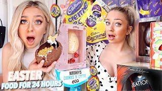 I ONLY ate EASTER Food for 24 HOURS!!