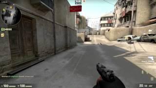 How to throw a smoke to cross to A