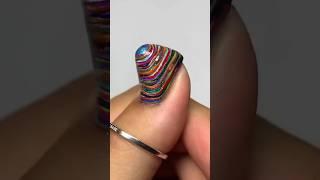 weird nailart with 10 nailpaints  #shorts #ytshorts #notoolnailart #mood #weird #polishmountain #up