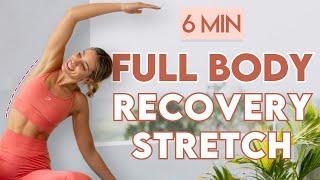 FULL BODY RECOVERY STRETCH  Muscle Pain Prevention | 6 min Cool Down